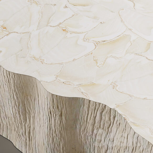 Palecek Camilla Fossilized Clam Coffee Table