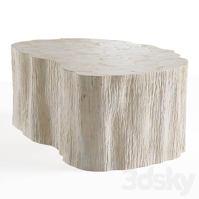 Palecek Camilla Fossilized Clam Coffee Table