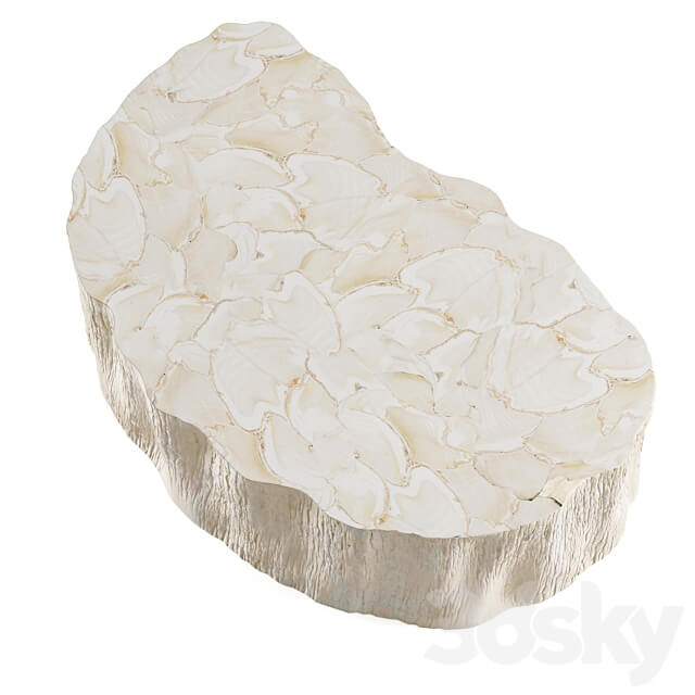 Palecek Camilla Fossilized Clam Coffee Table