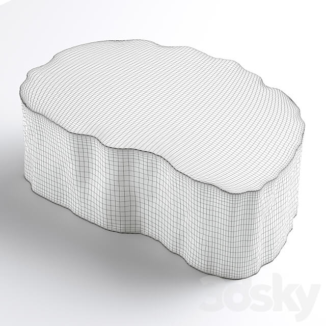 Palecek Camilla Fossilized Clam Coffee Table
