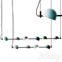 Pendant light BOWEE LINEAR PENDANT from Werner Aisslinger 