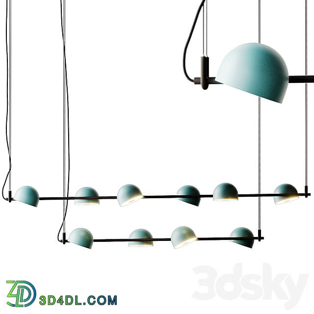 Pendant light BOWEE LINEAR PENDANT from Werner Aisslinger