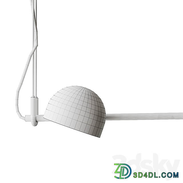 Pendant light BOWEE LINEAR PENDANT from Werner Aisslinger
