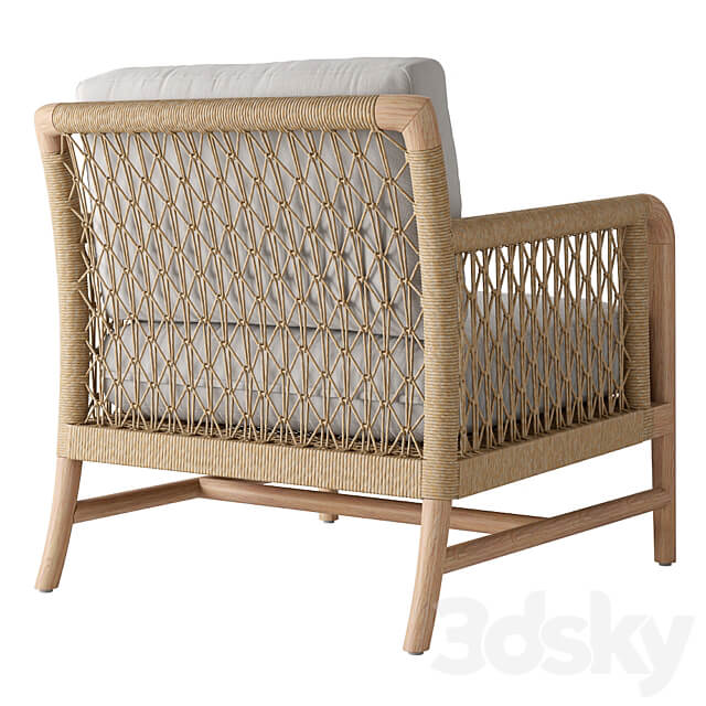 Arm chair Palecek Montecito Outdoor Lounge Chair