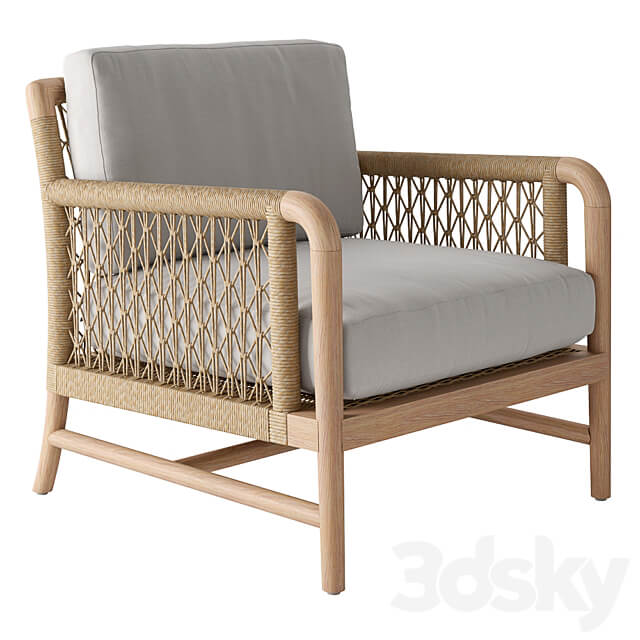 Arm chair Palecek Montecito Outdoor Lounge Chair