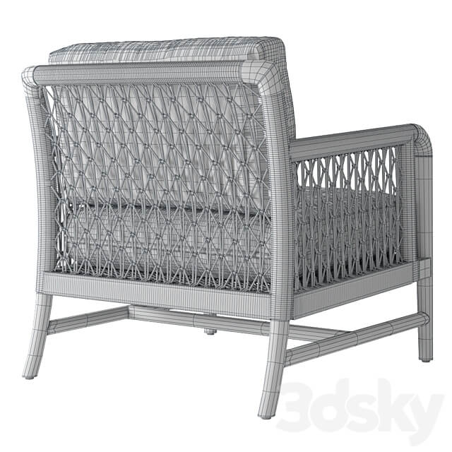 Arm chair Palecek Montecito Outdoor Lounge Chair