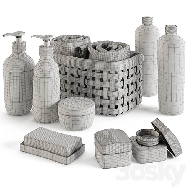 Bathroom Accessory Set 02 Bathroom Set 02