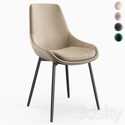Wayfair Coen Velvet Side Chair by Gold Flamingo 