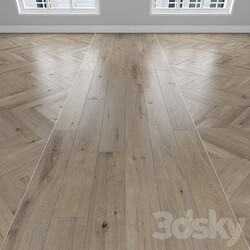 Wood Parquet Oak 3 types herringbone linear chevron. 
