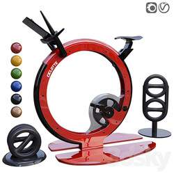 Ciclotte Exercise Bike Dumbbells 