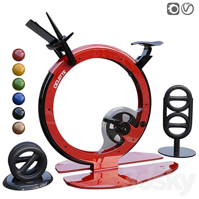 Ciclotte Exercise Bike Dumbbells