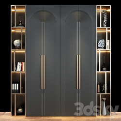 Wardrobe Display cabinets Furniture composition 163 