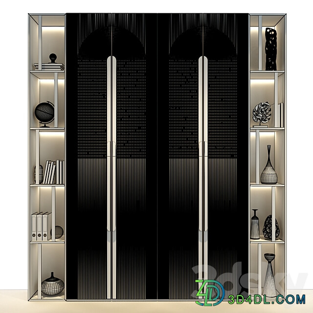 Wardrobe Display cabinets Furniture composition 163