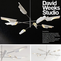 David Weeks Studio Torroja Cross Lighting Pendant light 3D Models 