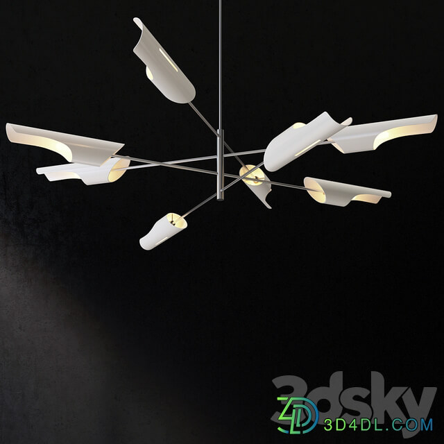 David Weeks Studio Torroja Cross Lighting Pendant light 3D Models