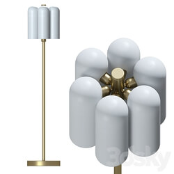 Floor lamp Odyssey 6 by Schwung Home 