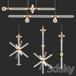Pendant light Cipher Lasvit collection chandelier 