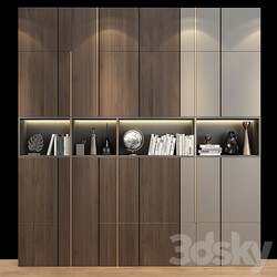 Wardrobe Display cabinets Furniture composition 165 