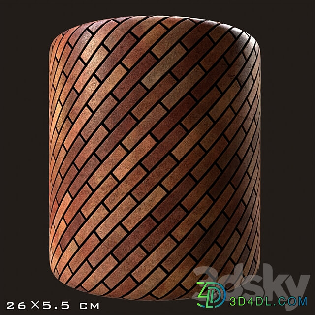 red rustic american brick 05