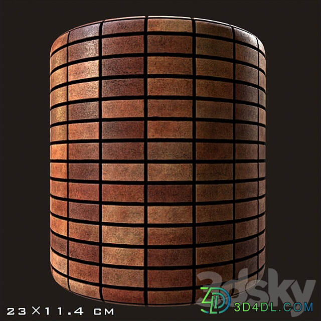 red rustic american brick 05