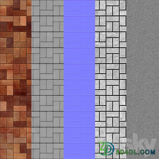 red rustic american brick 05