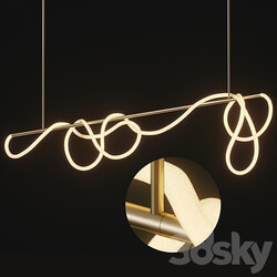 Pendant light Tracer Bar II Long Rope from Luke Lamp Co 