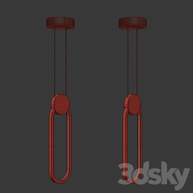 Eurosvet 50218 1 LED Pendant light 3D Models 3DSKY