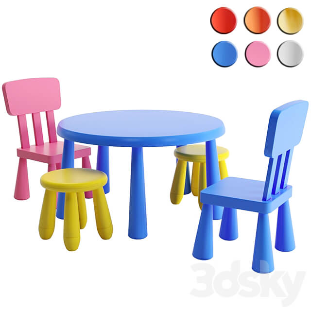 Table Chair IKEA MAMMUT table chair stool