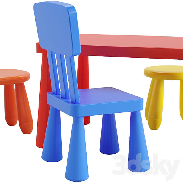 Table Chair IKEA MAMMUT table chair stool