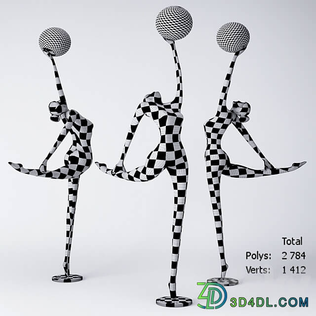 Floor lamp BALLERINA H216