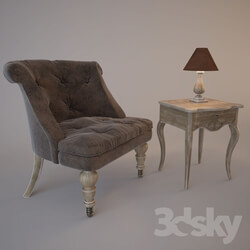 Armchair plus prikrovatnіy table artichoke 