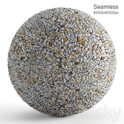 Stone Seamless white pebble texture 