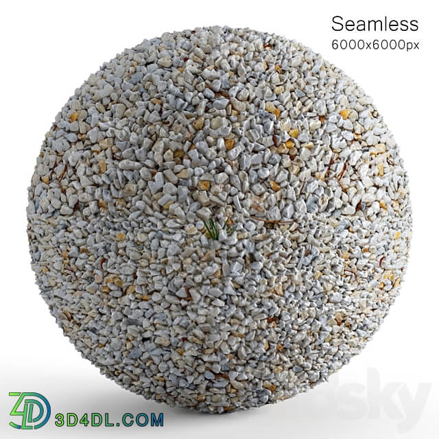 Stone Seamless white pebble texture