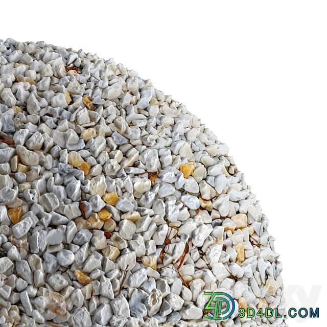 Stone Seamless white pebble texture