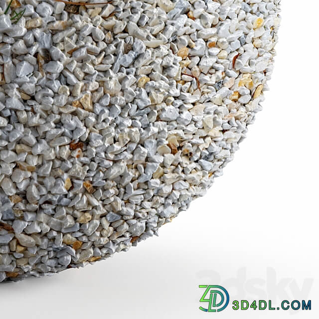 Stone Seamless white pebble texture