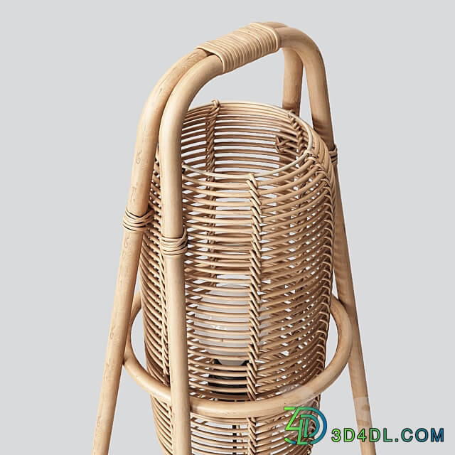 Rattan table lamp 3D Models 3DSKY