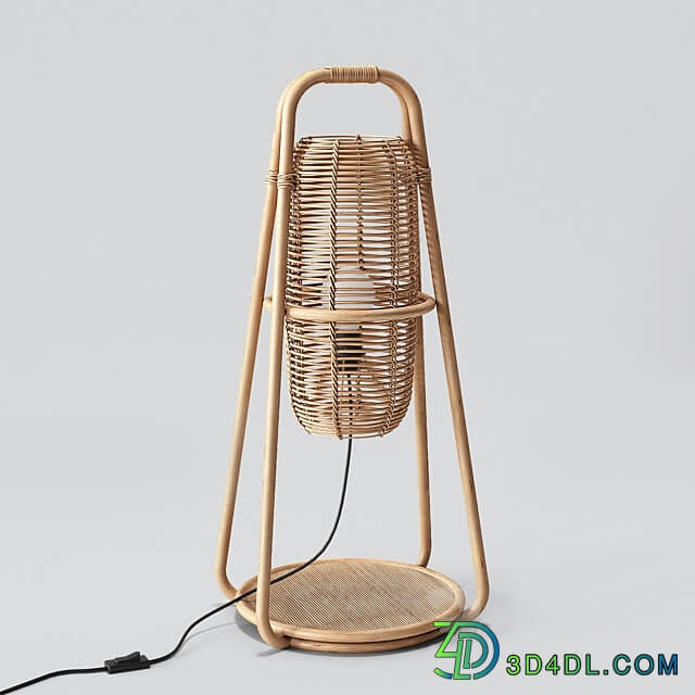 Rattan table lamp 3D Models 3DSKY