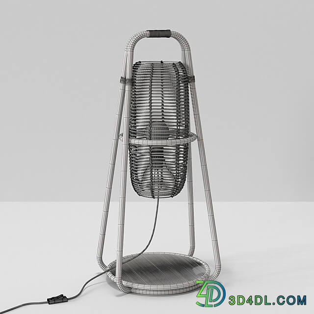 Rattan table lamp 3D Models 3DSKY