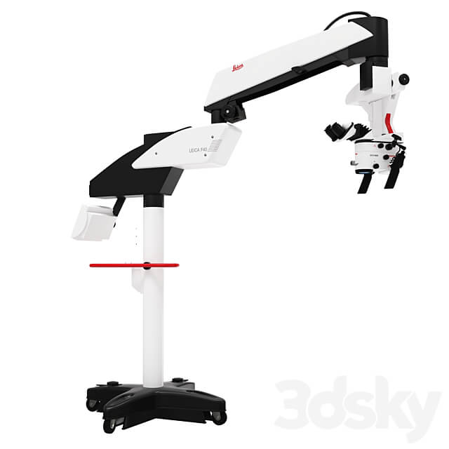 Surgical microscope LEICA M525 F40 3D Models 3DSKY