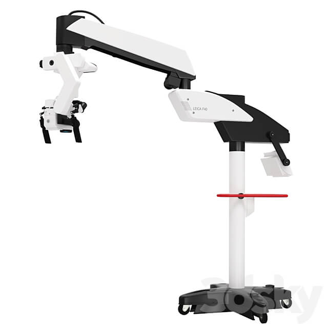 Surgical microscope LEICA M525 F40 3D Models 3DSKY