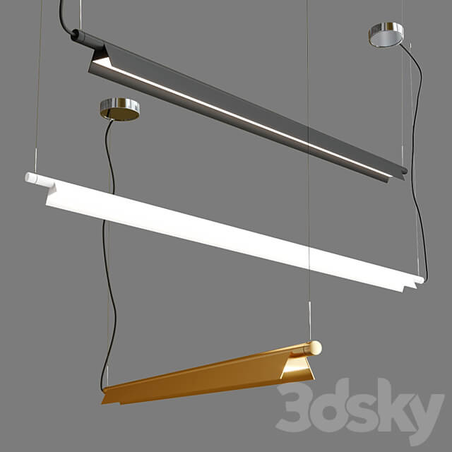 COMPENDIUM Pendant lamp By LUCEPLAN Pendant light 3D Models 3DSKY