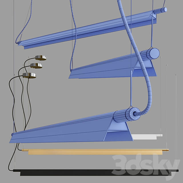 COMPENDIUM Pendant lamp By LUCEPLAN Pendant light 3D Models 3DSKY