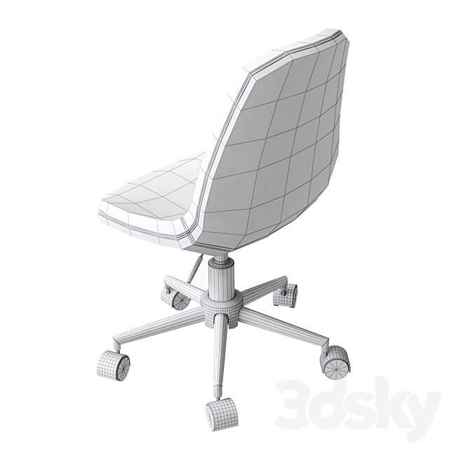 JONSTRUP office chair cognac 3D Models 3DSKY