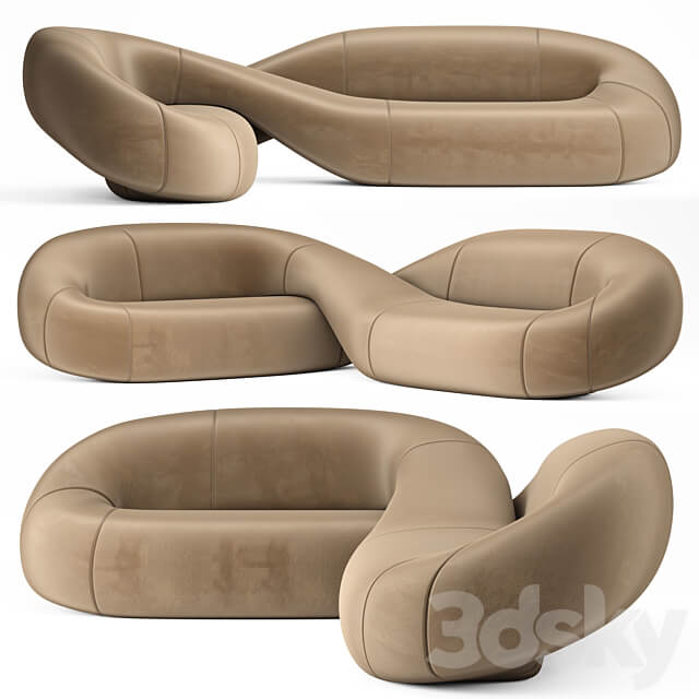 Natuzzi Infinito sofa 3D Models 3DSKY