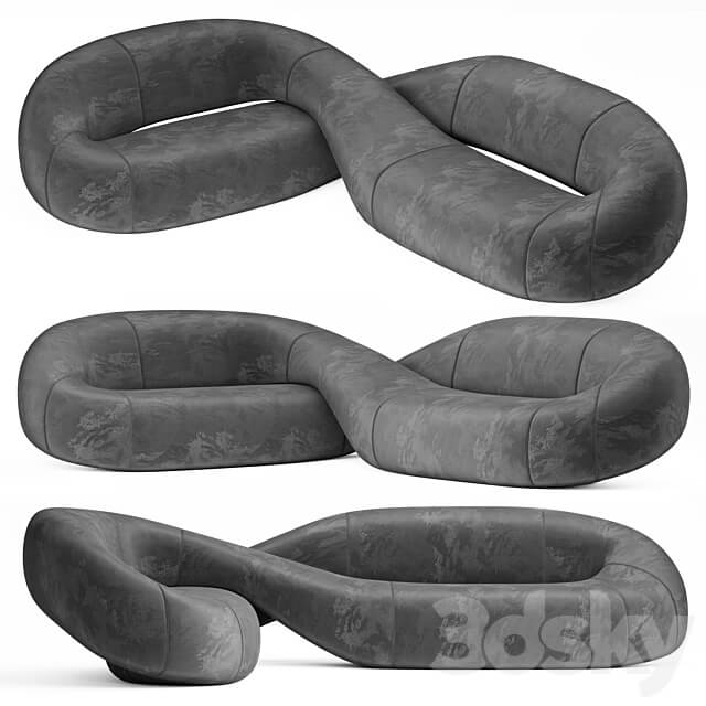 Natuzzi Infinito sofa 3D Models 3DSKY