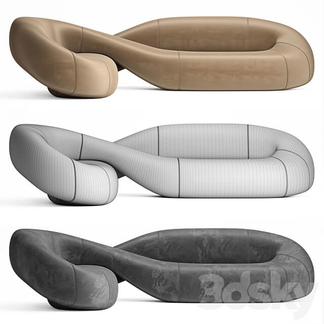 Natuzzi Infinito sofa 3D Models 3DSKY