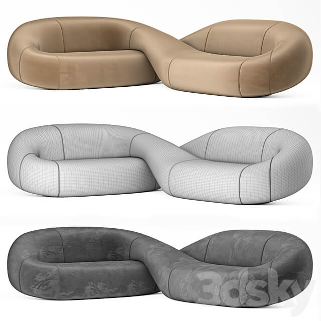 Natuzzi Infinito sofa 3D Models 3DSKY