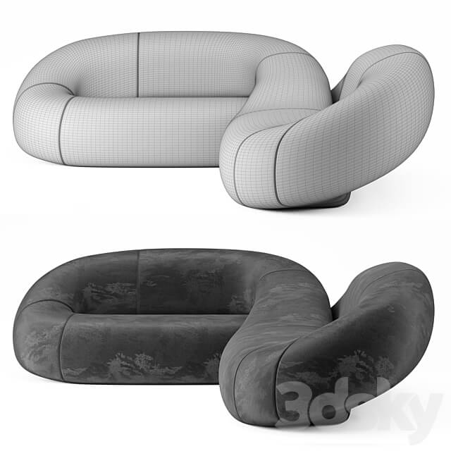 Natuzzi Infinito sofa 3D Models 3DSKY