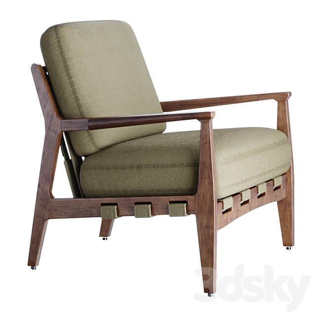 SILAS CHAIR SAHARA TAN Arm chair 3D Models 3DSKY