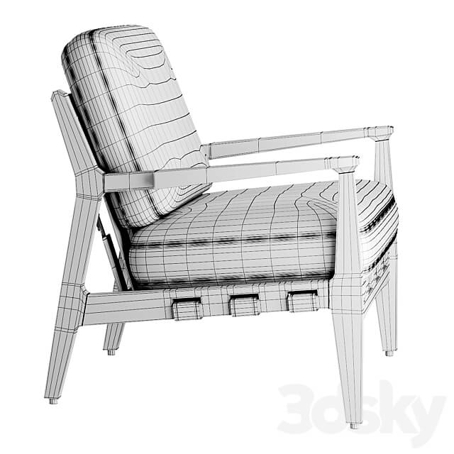 SILAS CHAIR SAHARA TAN Arm chair 3D Models 3DSKY